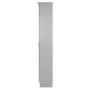 PANELEIRO 2 PORTAS 50 CM X 2,17 M NANCY - CINZA PROVENCE/INCOLOR - Foto 4