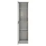 PANELEIRO 2 PORTAS 50 CM X 2,17 M NANCY - CINZA PROVENCE/INCOLOR - Foto 5