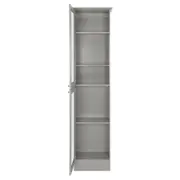 PANELEIRO 2 PORTAS 50 CM X 2,17 M NANCY - CINZA PROVENCE/INCOLOR - Foto 5