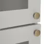 PANELEIRO 2 PORTAS 50 CM X 2,17 M NANCY - CINZA PROVENCE/INCOLOR - Foto 7