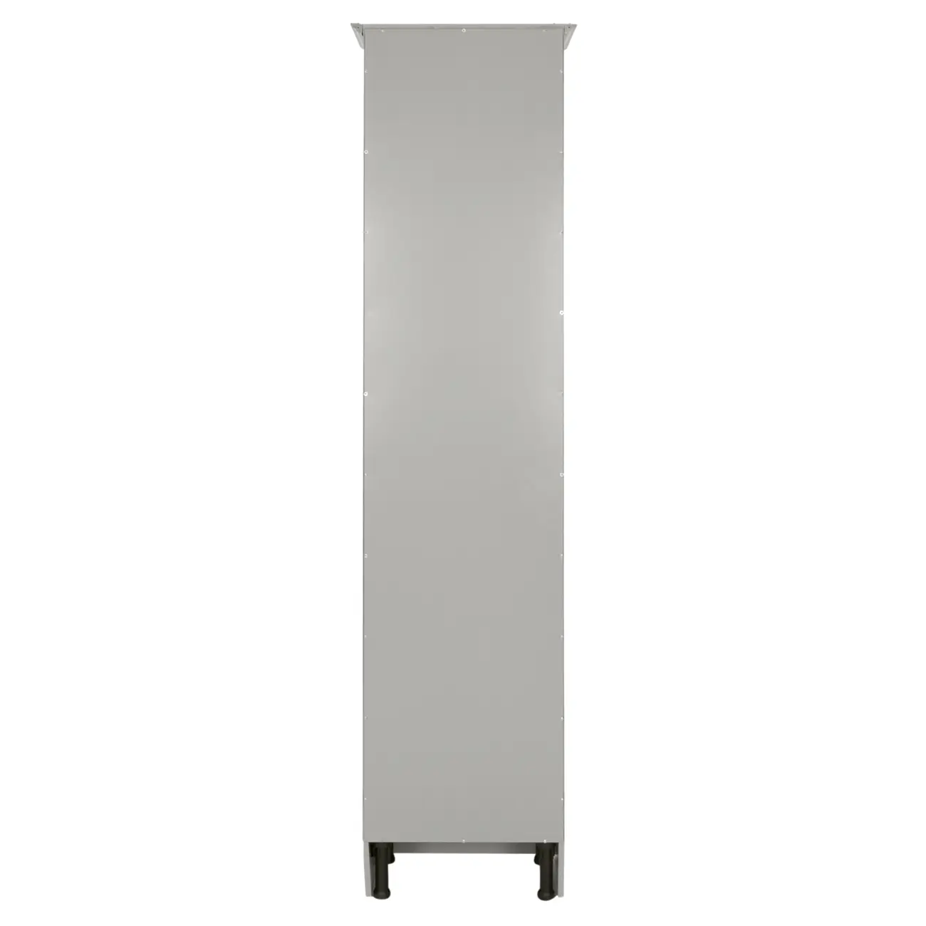 PANELEIRO 2 PORTAS 50 CM X 2,17 M NANCY - CINZA PROVENCE/INCOLOR - Foto 9
