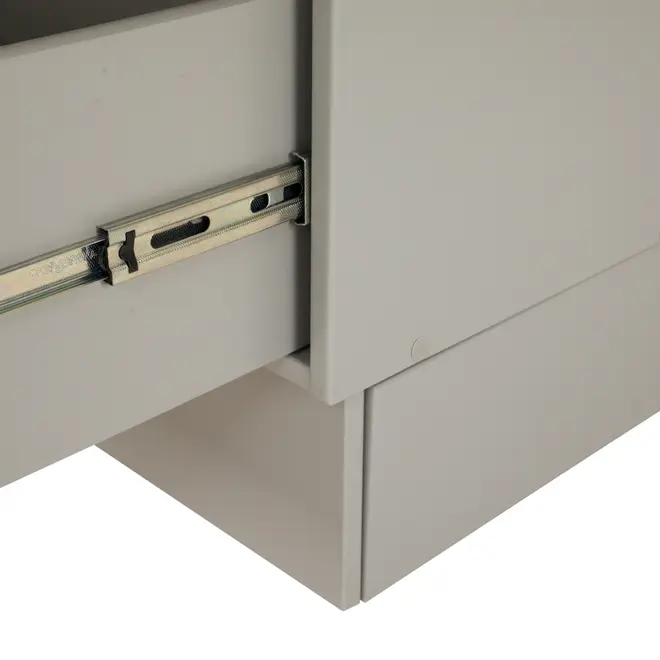 GAVETEIRO DE COZINHA 60 CM 3 GAVETAS NANCY - CINZA PROVENCE - Foto 6
