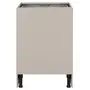 GAVETEIRO DE COZINHA 60 CM 3 GAVETAS NANCY - CINZA PROVENCE - Foto 8