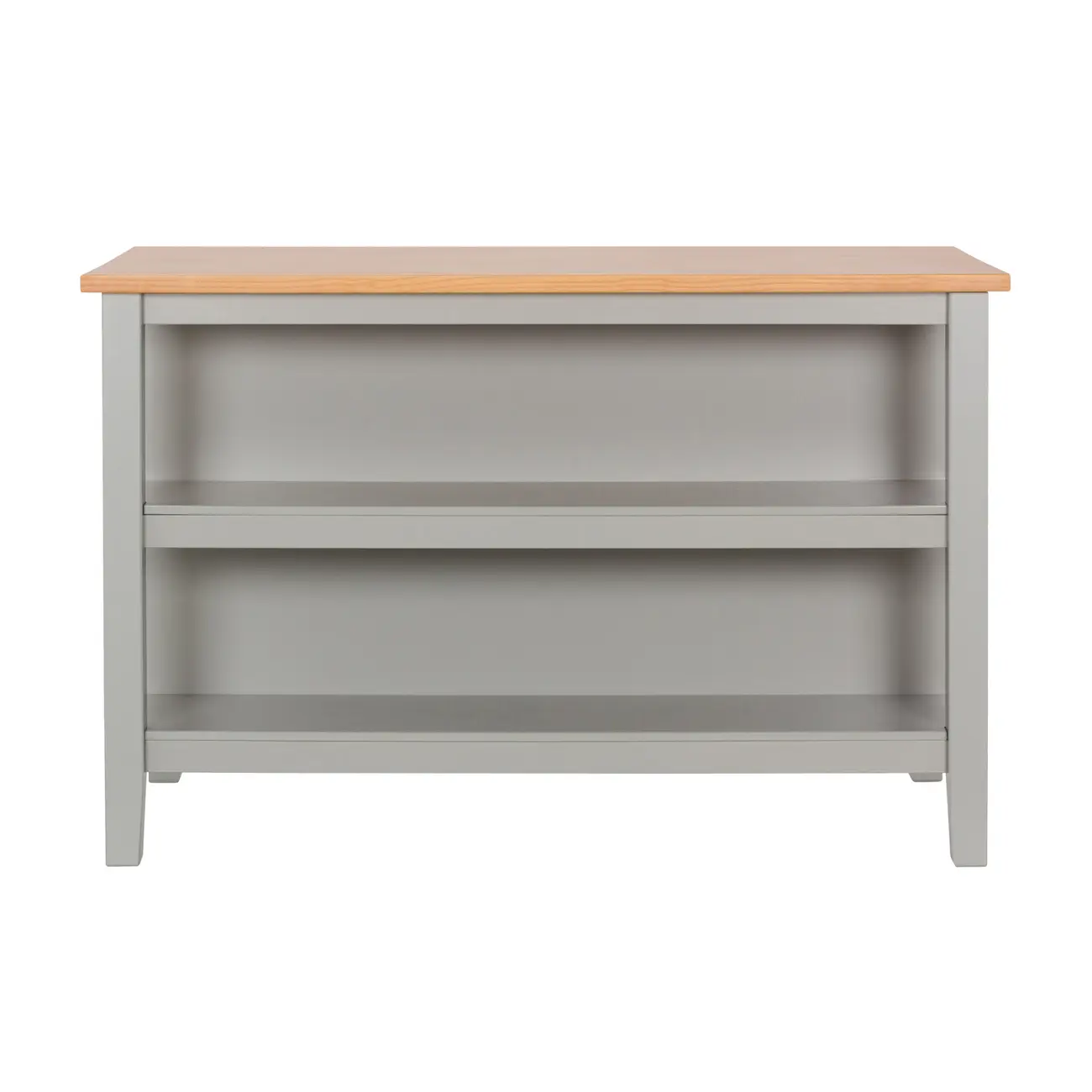 BALCÃO DE COZINHA 1,40 M X 80 CM NANCY - CINZA PROVENCE/AMÊNDOA - Foto 1
