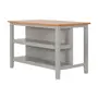 BALCÃO DE COZINHA 1,40 M X 80 CM NANCY - CINZA PROVENCE/AMÊNDOA - Foto 2