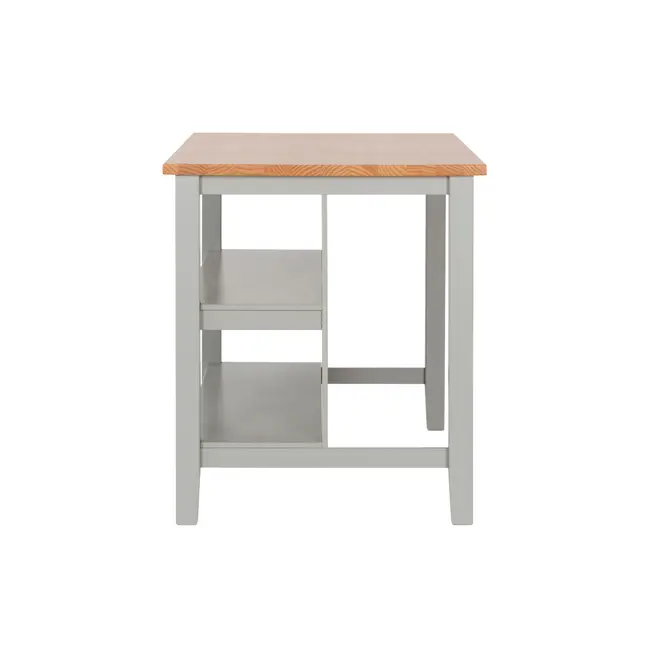 BALCÃO DE COZINHA 1,40 M X 80 CM NANCY - CINZA PROVENCE/AMÊNDOA - Foto 3