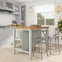 BALCÃO DE COZINHA 1,40 M X 80 CM NANCY - CINZA PROVENCE/AMÊNDOA - Foto 7