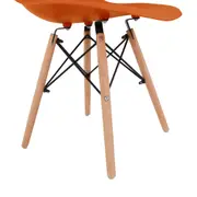 CADEIRA DE COZINHA EASY WOOD - FAIA/TERRACOTA - Foto 9