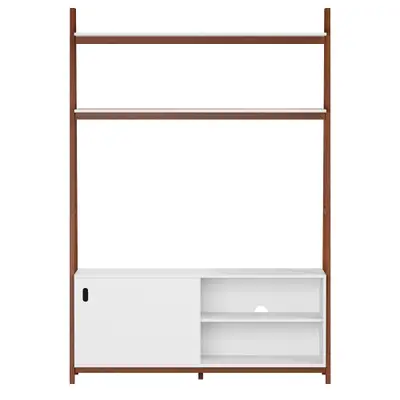 ARQUITET ESTANTE PARA TV DE ATÉ 50 POLEGADAS COM 1 PORTA DE CORRER 1,36 M X 1,95 M