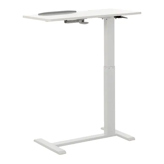 MESA LATERAL REGULÁVEL 80 CM X 40 CM COUCH WORKING - BRANCO/BRANCO - Foto 2
