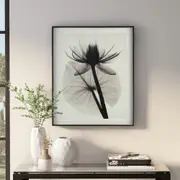 QUADRO SPRING I 84 CM X 69 CM - BRANCO/PRETO - Foto 2