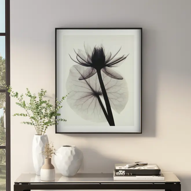 QUADRO SPRING I 84 CM X 69 CM - BRANCO/PRETO - Foto 2