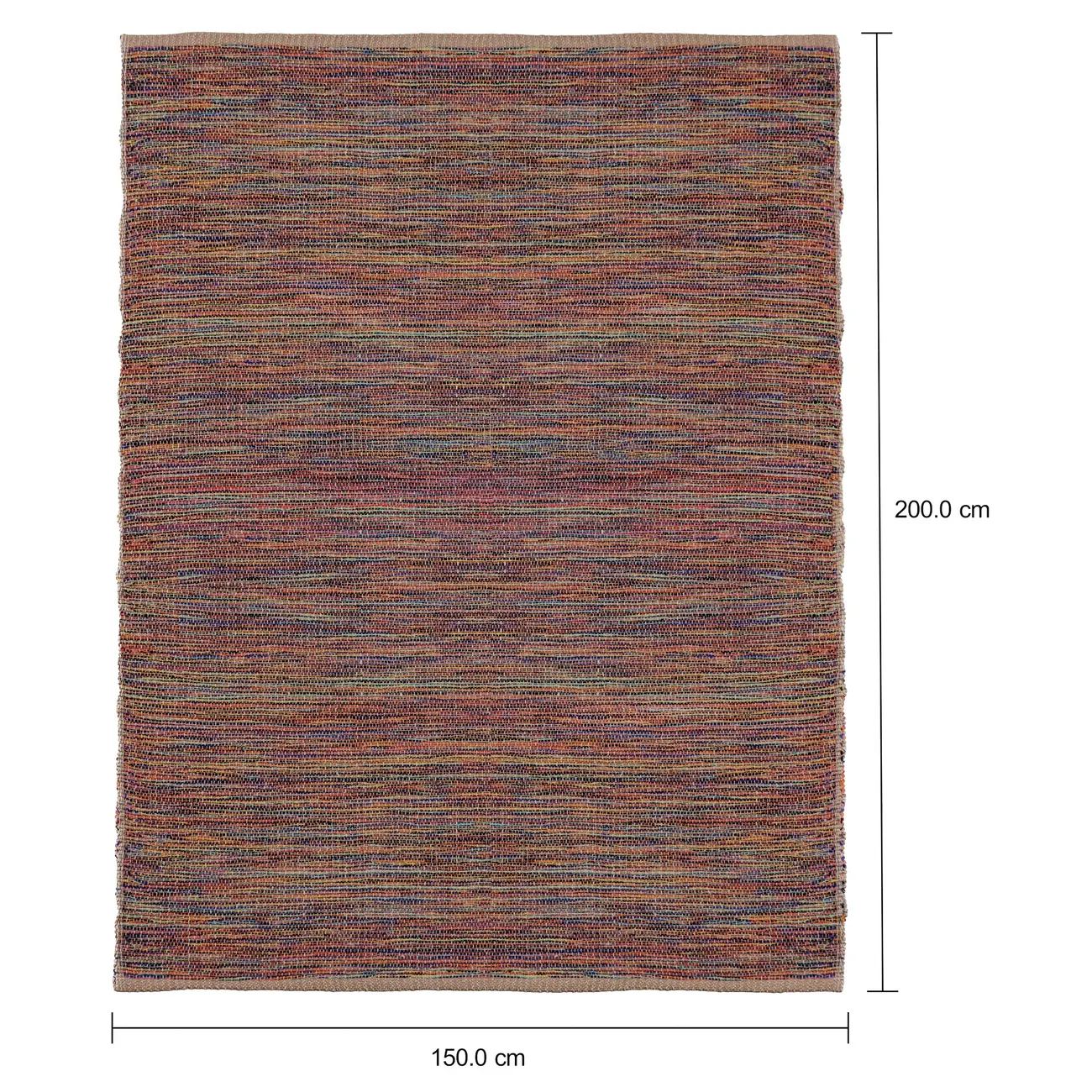 TAPETE 1,50 M X 2 M COLORE - MULTICOR - Foto 8