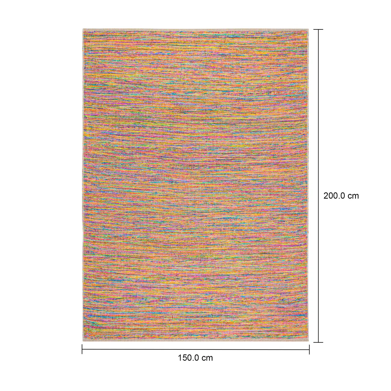 TAPETE 1,50 M X 2 M COLORE - MULTICOR - Foto 7