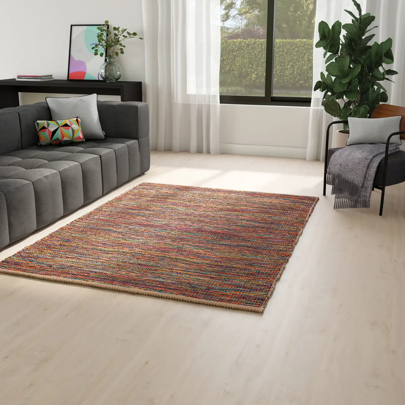 TAPETE 1,50 M X 2 M COLORE - MULTICOR - Foto 9