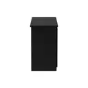 PRETO/PRATA - MINCE BUFFET 3 PORTAS 1,34 M X 45 CM