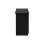PRETO/PRATA - MINCE BUFFET 3 PORTAS 1,34 M X 45 CM