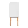 BUFFET 2 PORTAS/3 GAVETAS 1,20 M X 35 CM LIN - BRANCO/NOZES - Foto 5