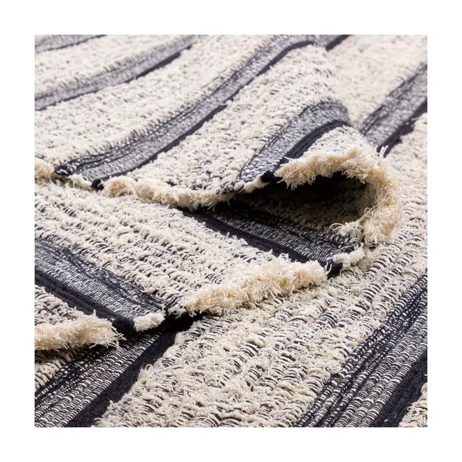TAPETE 2 M X 2,50 M BOHO - PRETO/NATURAL - Foto 3