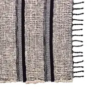 TAPETE 2 M X 2,50 M BOHO - PRETO/NATURAL - Foto 6