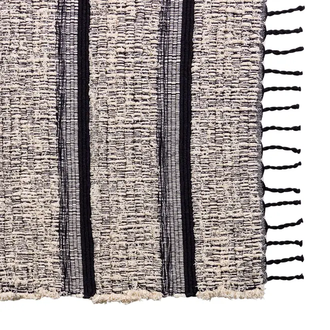 TAPETE 2 M X 2,50 M BOHO - PRETO/NATURAL - Foto 6
