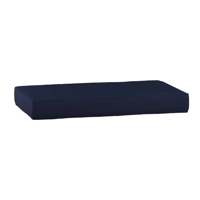ALMOFADA DE ASSENTO PARA ESTRUTURA DE SOFÁ 2 LUGARES LEME - AZUL ESCURO - Foto 1