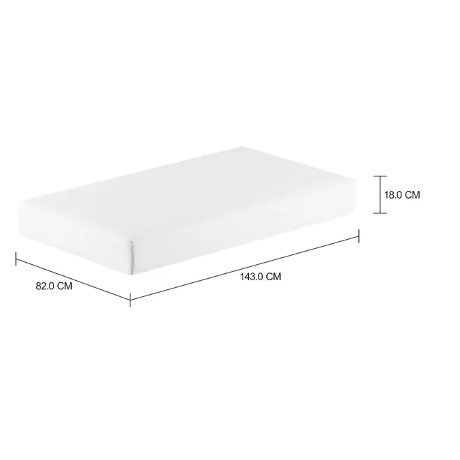 ALMOFADA DE ASSENTO PARA ESTRUTURA DE SOFÁ 2 LUGARES LEME - BRANCO - Foto 2