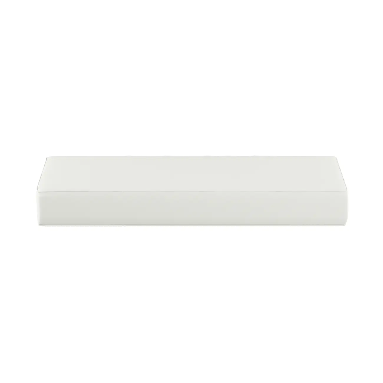 ALMOFADA DE ASSENTO PARA ESTRUTURA DE SOFÁ 2 LUGARES LEME - BRANCO - Foto 1