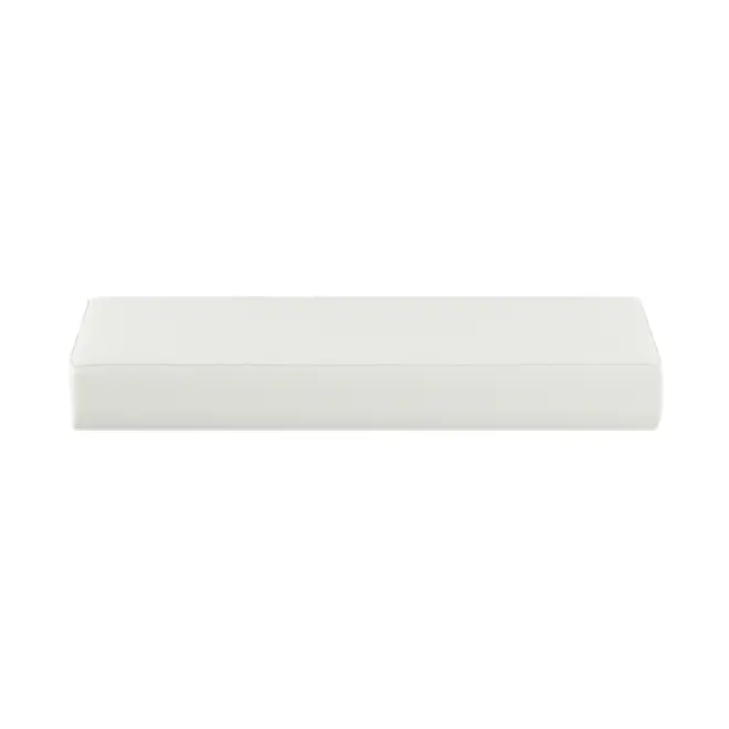 ALMOFADA DE ASSENTO PARA ESTRUTURA DE SOFÁ 2 LUGARES LEME - BRANCO - Foto 1