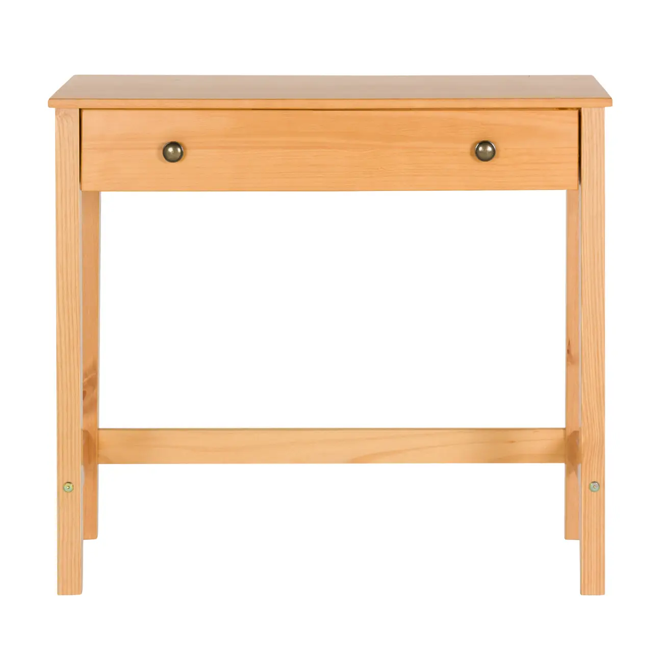 MESA 1 GAVETA 90 CM X 40 CM HALQ - AMÊNDOA - Foto 1