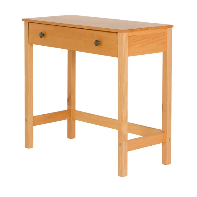 MESA 1 GAVETA 90 CM X 40 CM HALQ - AMÊNDOA - Foto 2