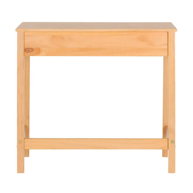 MESA 1 GAVETA 90 CM X 40 CM HALQ - AMÊNDOA - Foto 4