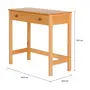 MESA 1 GAVETA 90 CM X 40 CM HALQ - AMÊNDOA - Foto 5