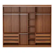 ESTRUTURA DE GUARDA-ROUPA DE CASAL 3 PORTAS FRIZ - FREIJÓ - Foto 1