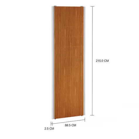 Imagem com medidas do produto PORTA DE CORRER CENTRAL PARA GUARDA-ROUPA FRIZ