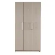 GUARDA-ROUPA 3 PORTAS 2 GAVETAS LIVE - NATURAL WASHED - Foto 1