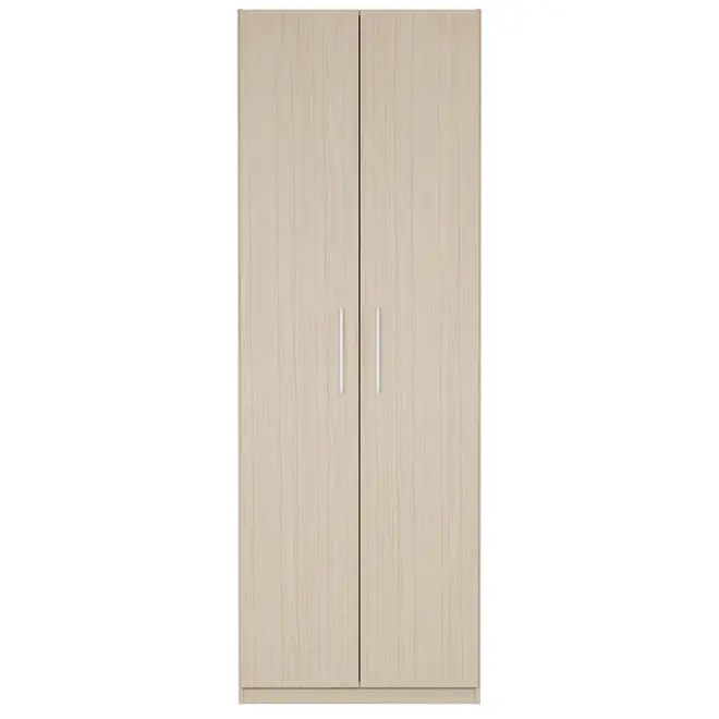GUARDA-ROUPA 2 PORTAS 2 GAVETAS LIVE - NATURAL WASHED - Foto 1