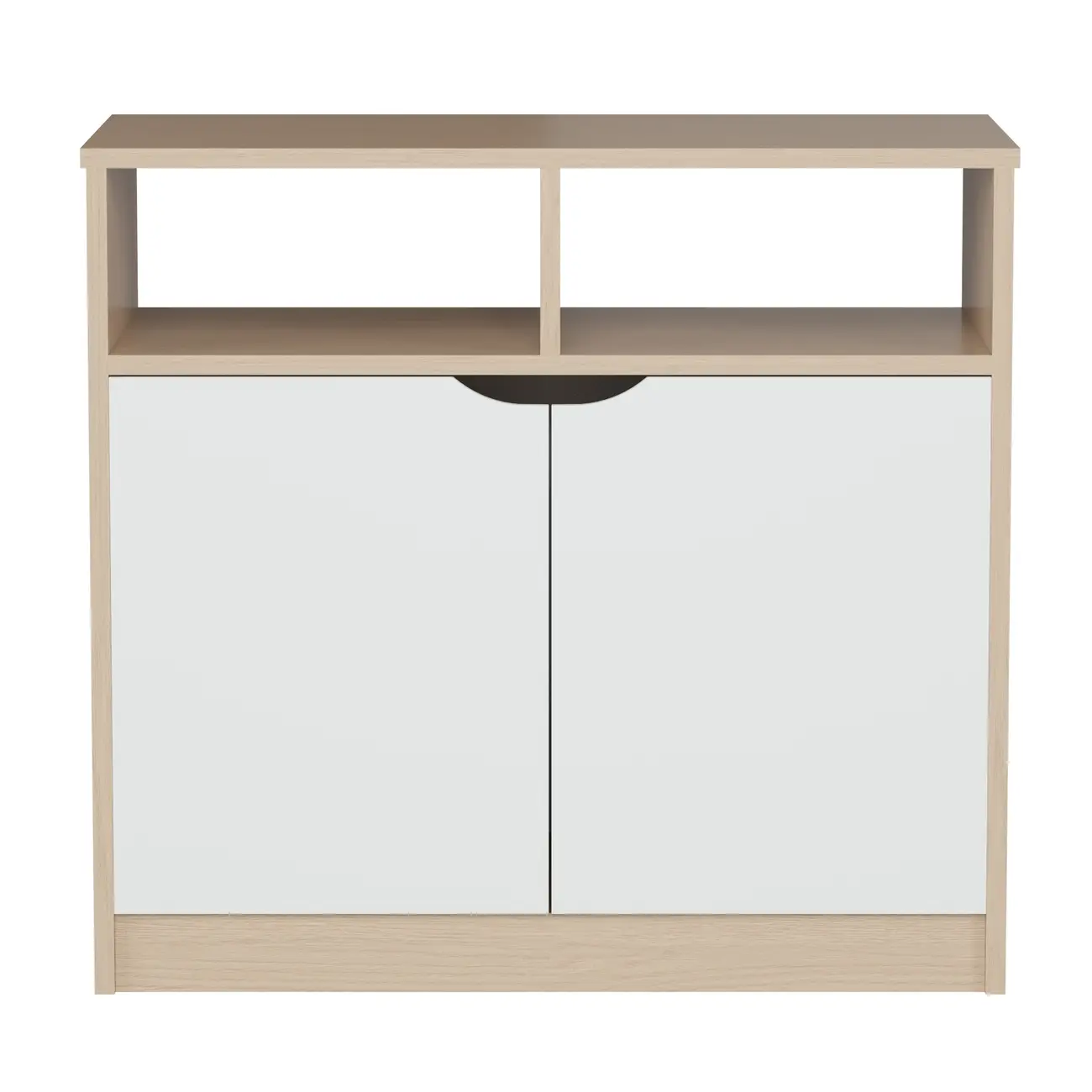 ARMÁRIO 2 PORTAS 80 CM X 40 CM WINK - NATURAL WASHED/BRANCO - Foto 7