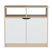 ARMÁRIO 2 PORTAS 80 CM X 40 CM WINK - NATURAL WASHED/BRANCO - Foto 7