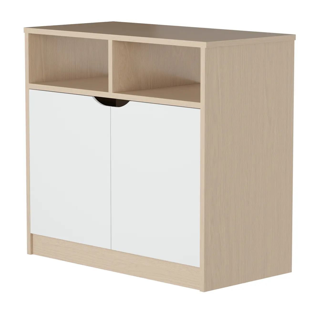 ARMÁRIO 2 PORTAS 80 CM X 40 CM WINK - NATURAL WASHED/BRANCO - Foto 8