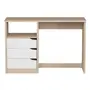 ESCRIVANINHA 3 GAVETAS 1,10 M X 40 CM WINK - NATURAL WASHED/BRANCO - Foto 8