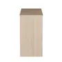 ESCRIVANINHA 3 GAVETAS 1,10 M X 40 CM WINK - NATURAL WASHED/BRANCO - Foto 10
