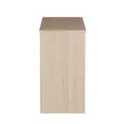 ESCRIVANINHA 3 GAVETAS 1,10 M X 40 CM WINK - NATURAL WASHED/BRANCO - Foto 10
