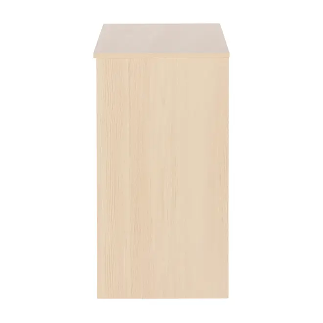 ESCRIVANINHA 3 GAVETAS 1,10 M X 40 CM WINK - NATURAL WASHED/BRANCO - Foto 4