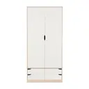 GUARDA-ROUPA 2 PORTAS/4 GAVETAS WINK