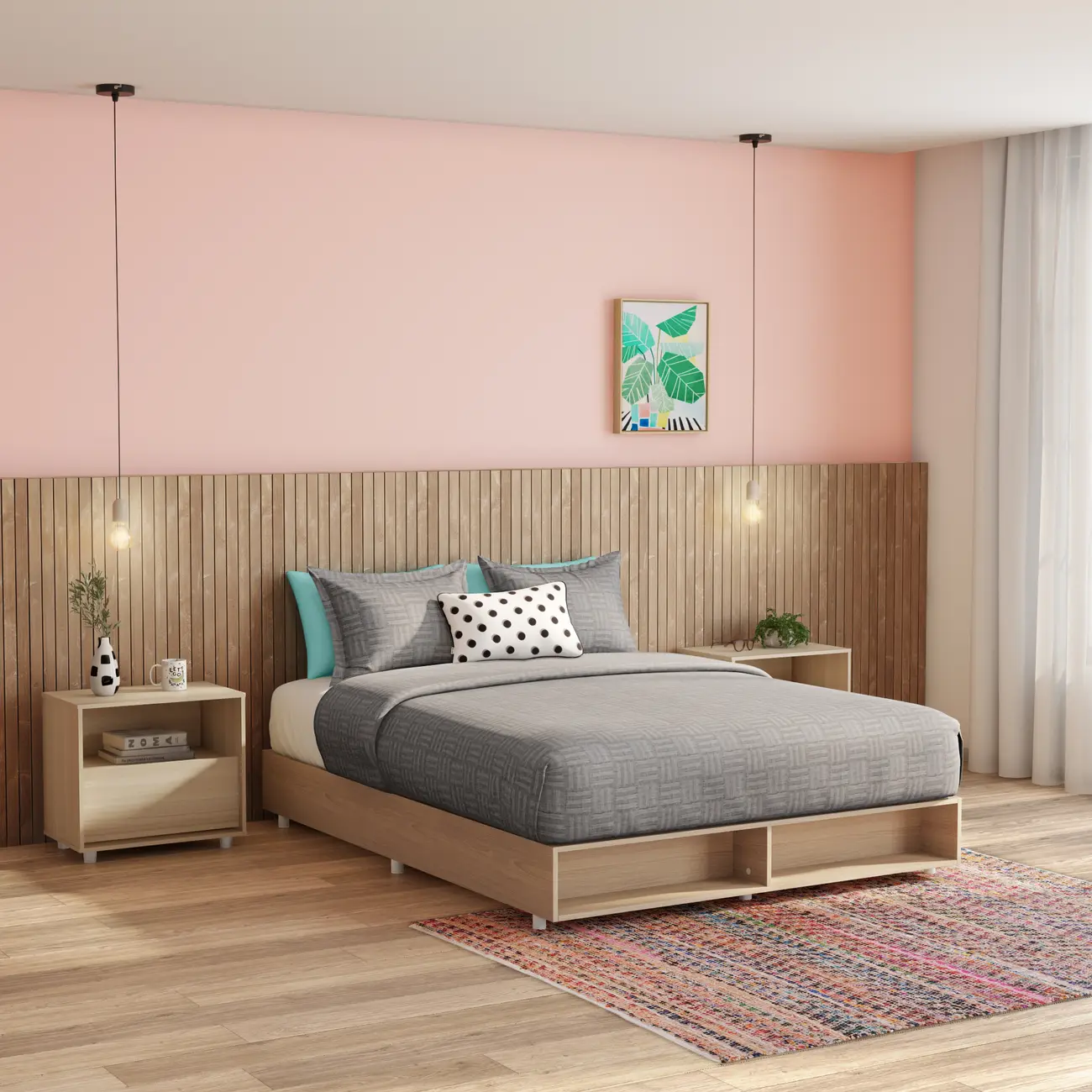 CAMA DE CASAL 1,38 M GLIDE - NATURAL WASHED - Foto 9