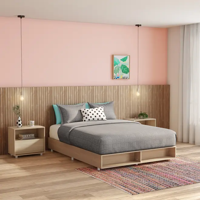 CAMA DE CASAL 1,38 M GLIDE - NATURAL WASHED - Foto 9