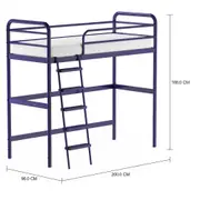CAMA SISTEMA DE QUARTO INTEGRADO 88 CM COM ESTRUTURA PARA ESCRIVANINHA NEW LINK - MUIRACATIARA - Foto 2