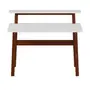 ESCRIVANINHA 1,10 M X 55 CM WORKHOME - NOZES/BRANCO - Foto 1