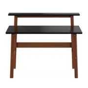 ESCRIVANINHA 1,10 M X 55 CM WORKHOME - NOZES/PRETO - Foto 1